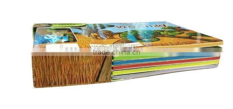 children carton book EVA book with plastic toys customizable education book