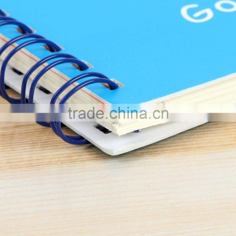 A5 cheap student notebook customizable spiral planner hollow card paper cover organizer printing
