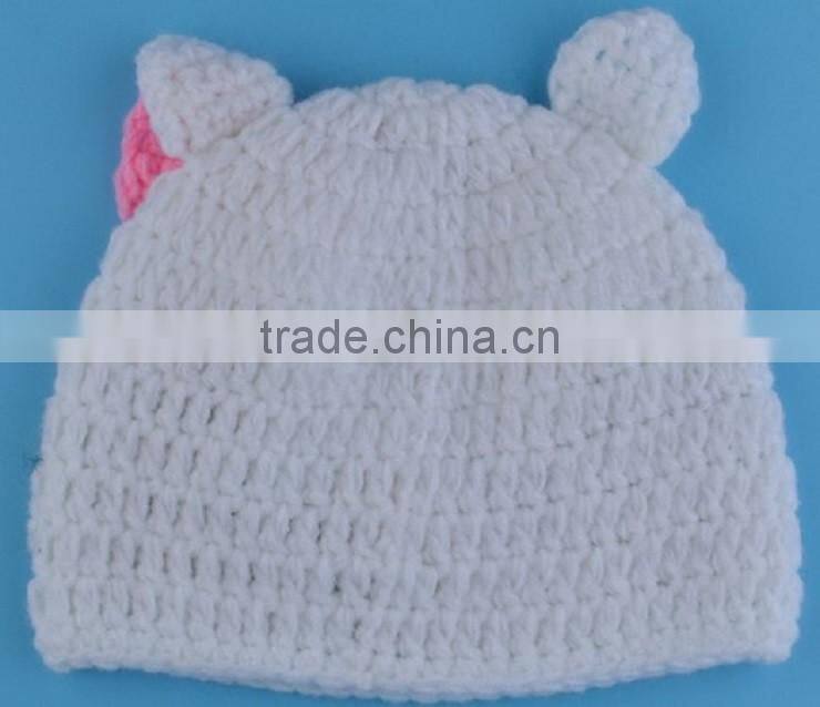 2016 large fashion high quality stars pattern baby knit hat