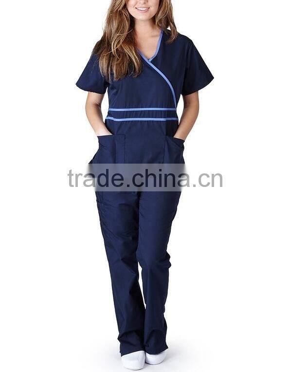 OEM service classical beautiful nursing scrub sets meternity work sets