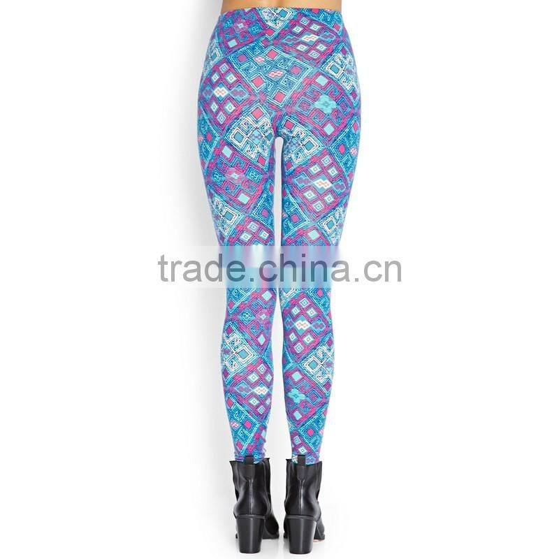womens full printed sportswear,yoga wear skinny pencil colorful leggings/pants/trousers