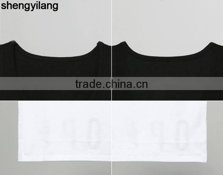 High quality cotton tank top Stitching fashionvest, wholesale custom tank top in guangzhou