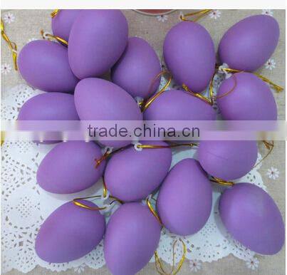 factory sale 6*4.2cm pink color DIY clear plastic easter egg