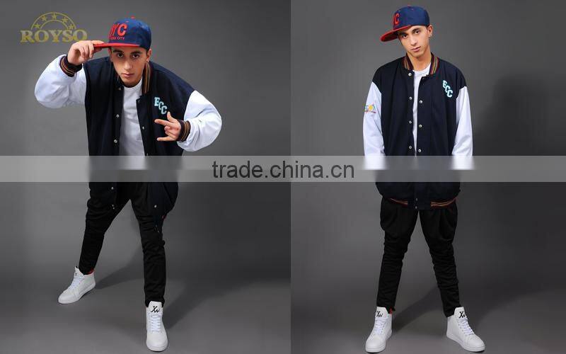 Customize Custom Made Mens Winter American Cheap Varsity Baseball High School Uniforms College Bomber Hip Hop Embroidery Jacket