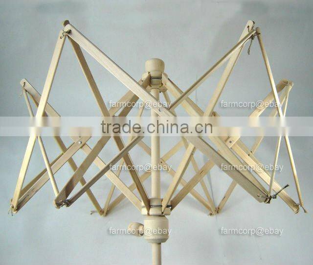 Birch wood yarn swift umbrella yarn winder