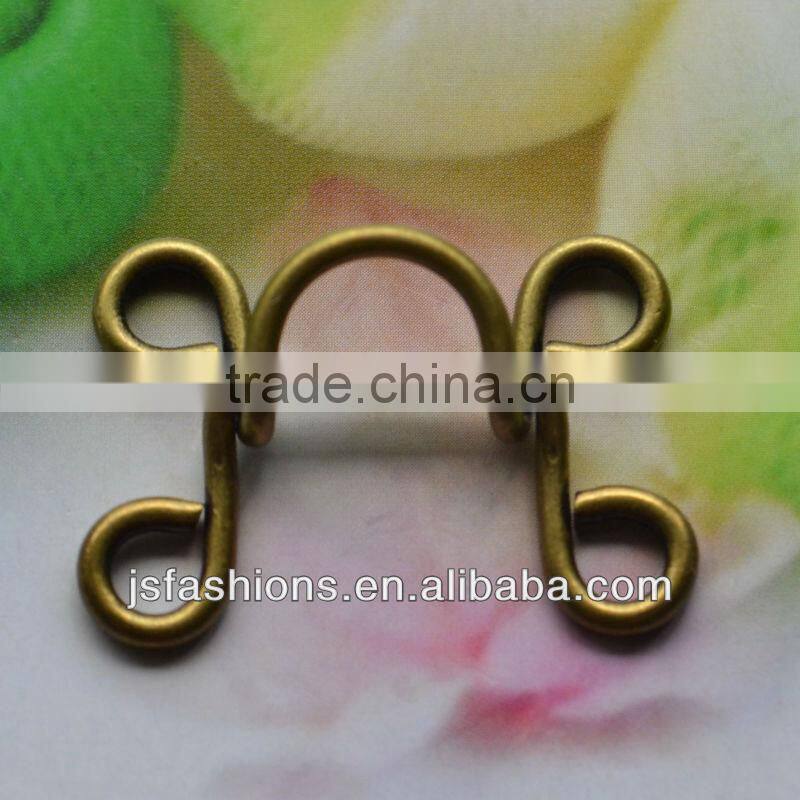 Fashion 11# gate hook eyes with antique brass color
