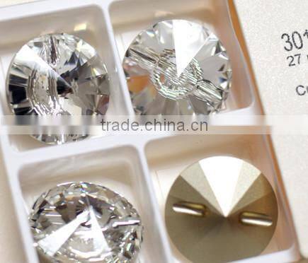 YR 3015 decorative crystal button for clothing