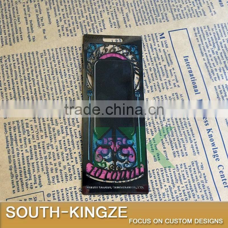 Customized Design Black Color Magic Bookmark