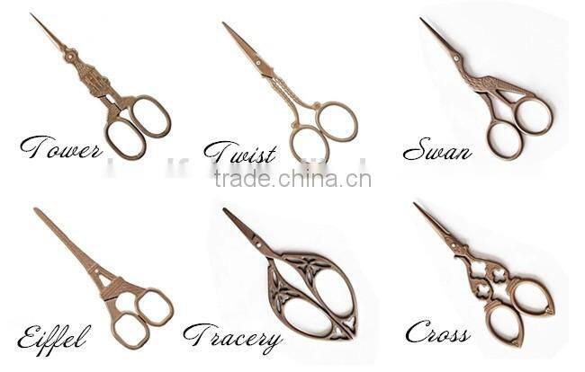 Fancy Embroidery Scissors Craft Vintage Antique Scissors The Eiffel Tower Scissors
