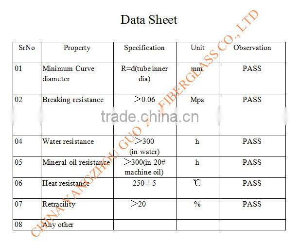 High quality rectangular aluminum fiberglass hose