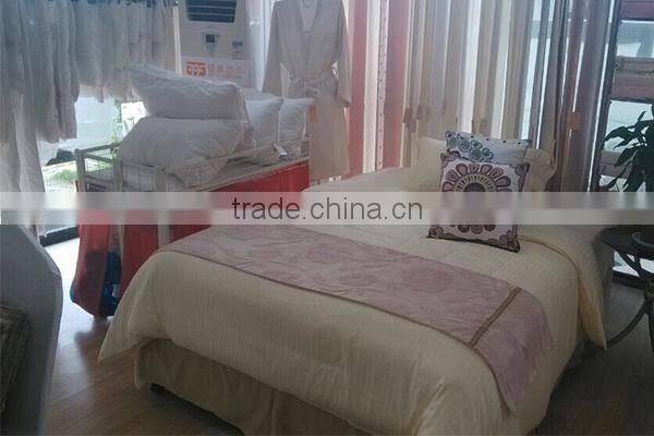 white plain kimono collar cotton waffle hotel bathrobe