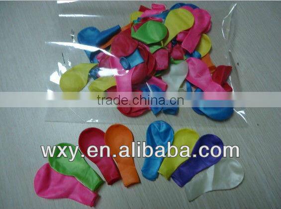 5'' small flat Metallic Latex Balloon