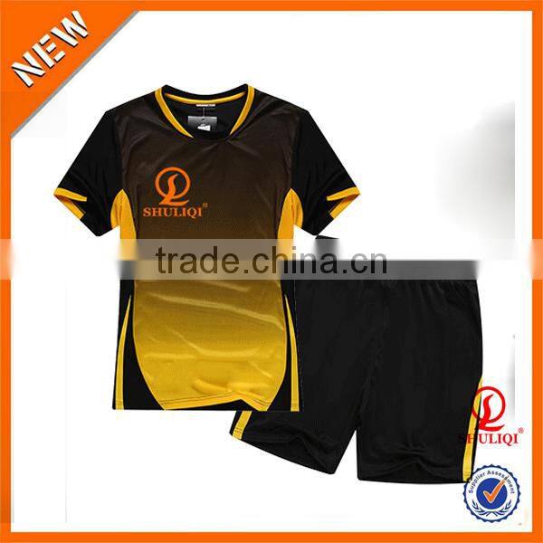 Profession design basketball uniform dri fit sport soccer uniforms whoelsale China
