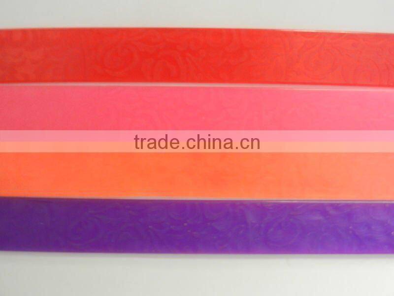 fashion color silica gel belts