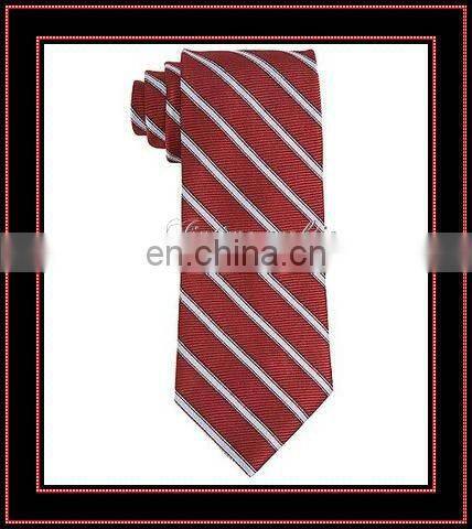 stripe silk & microfiber necktie