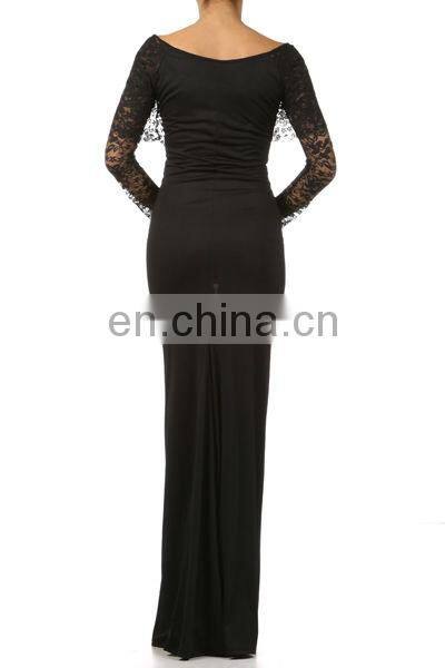 2013 black color ladies dresses for prom