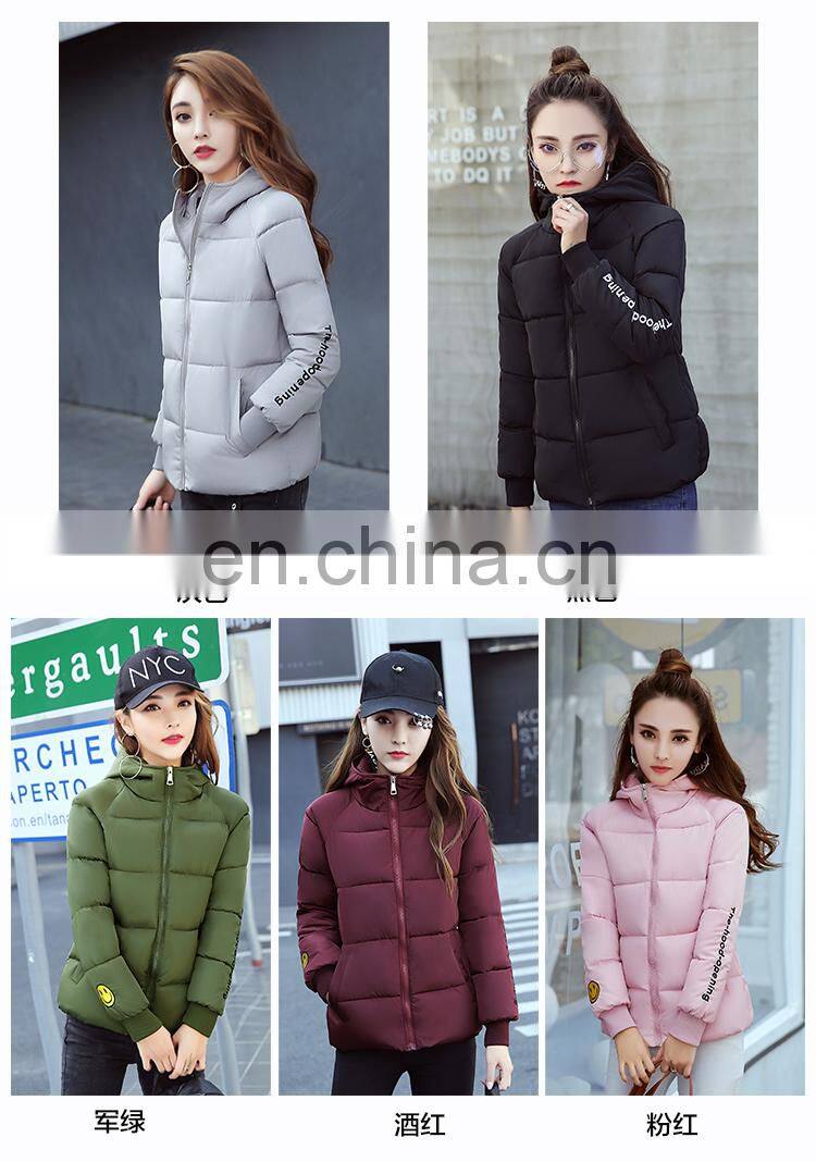 Down jacket new cotton women Korean version of the short paragraph hooded wild lovers loose clothes jacket