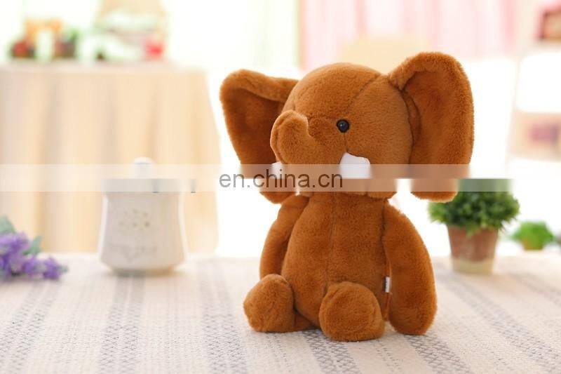 free sample wholesale cute stuffed animal elephant,plush soft elephant toy for kids, elephant custom plush toy