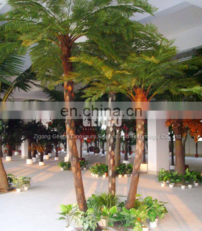 Fiberglass palm tree plants ornament