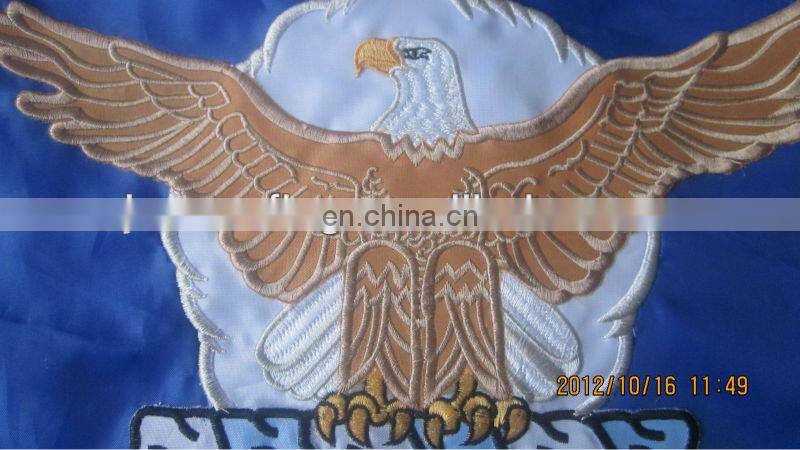 custom embroidery nylon flag