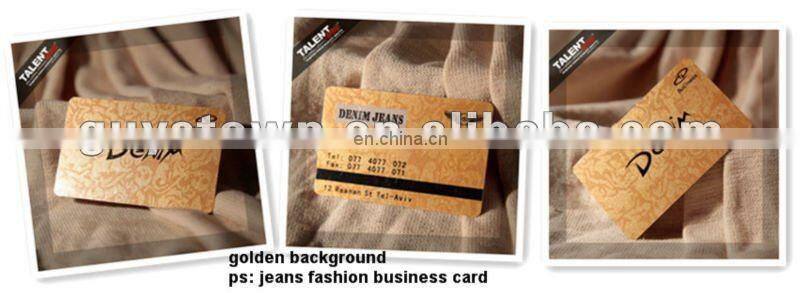 custom printed promotion simple gift business plastic vip warranty card