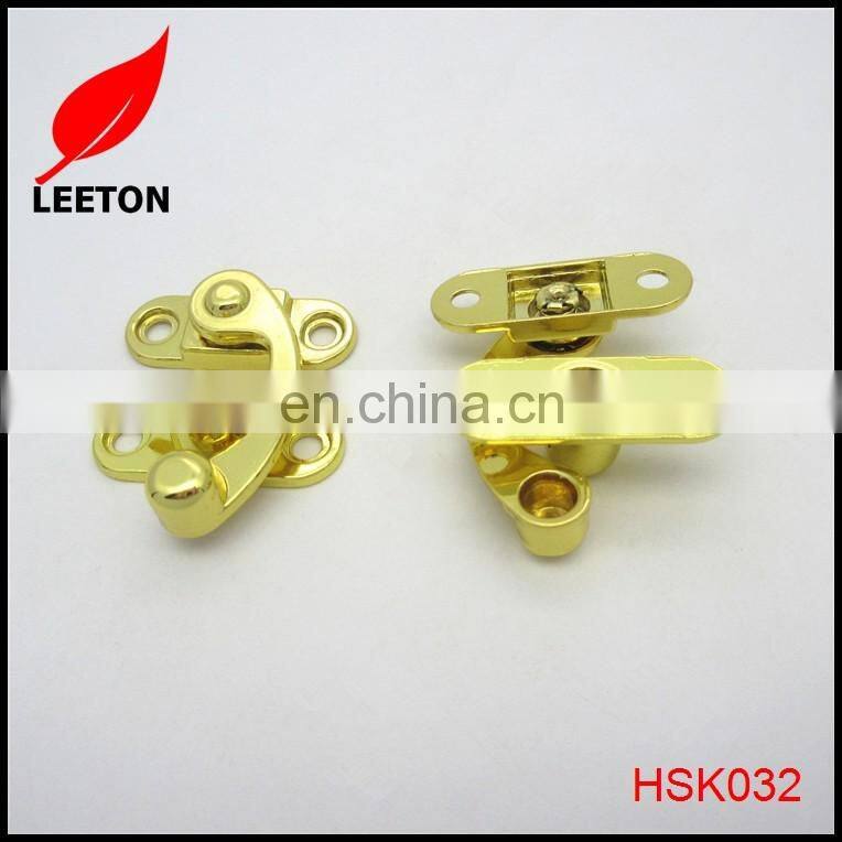 Factory supply shing gold metal jewelry box lock