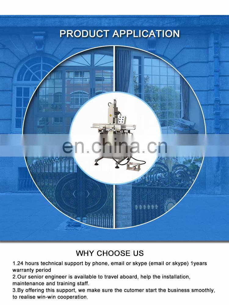 Pvc profile manual upvc corner cleaning machine
