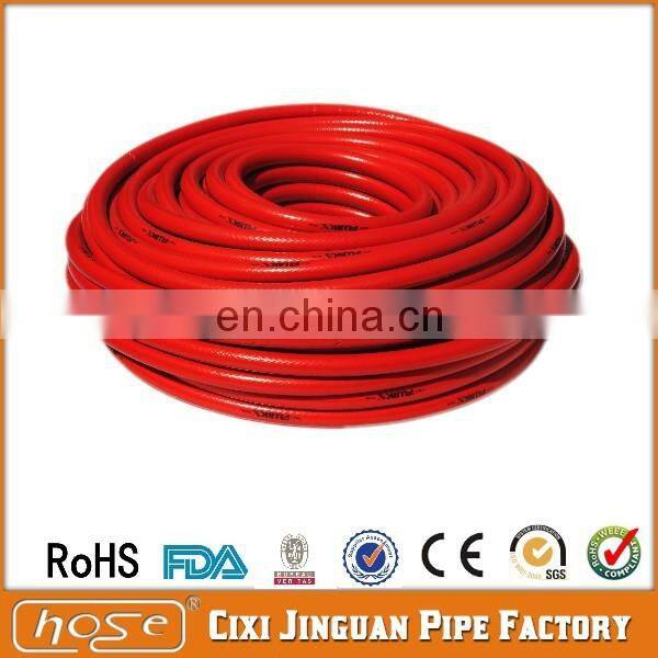 3/8" Hose Gas Hose for Stove, Fiber Reinforced Braided Flexible Plastic PVC Argon Gas Hose