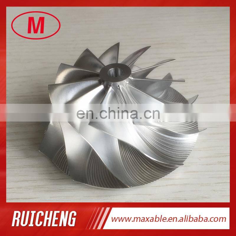 TD05H 59.05/76.13mm 11+0 blades Turbocharger Billet/milling/aluminum 2618 compressor wheel