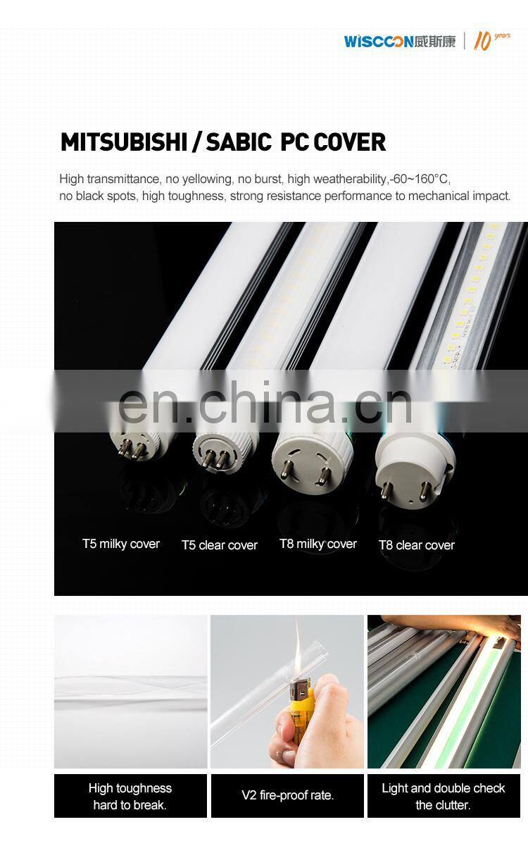 2-8 Ft 600-2400mm CE ROHS customized unique T5 T8 LED tubes