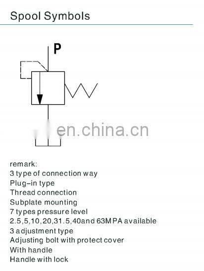 DBD6,DBD8,DBD10,DBD15,Hydraulic Pressure Relief Valve,Direct Operated