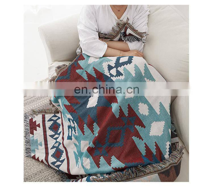 Hot sale best price blanket ethnic cotton beach boho woven throws decorative throw blankets amazon