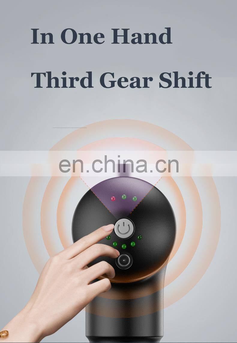 New 3 Levels Adjustable Smart Fascia Gun With High Power Motor