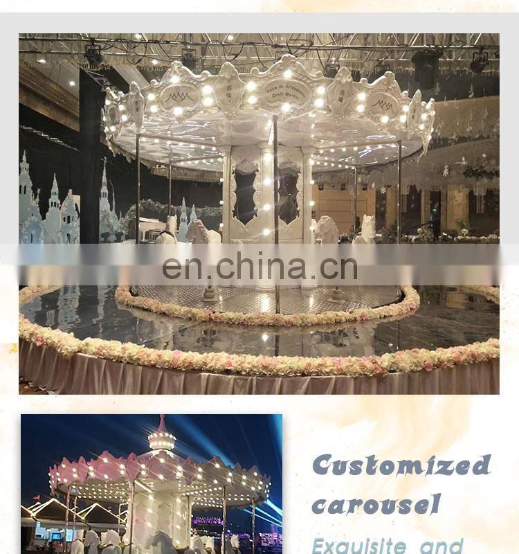 China Supplier Double Layer 32 Seats Carousel Rides For Sale Price