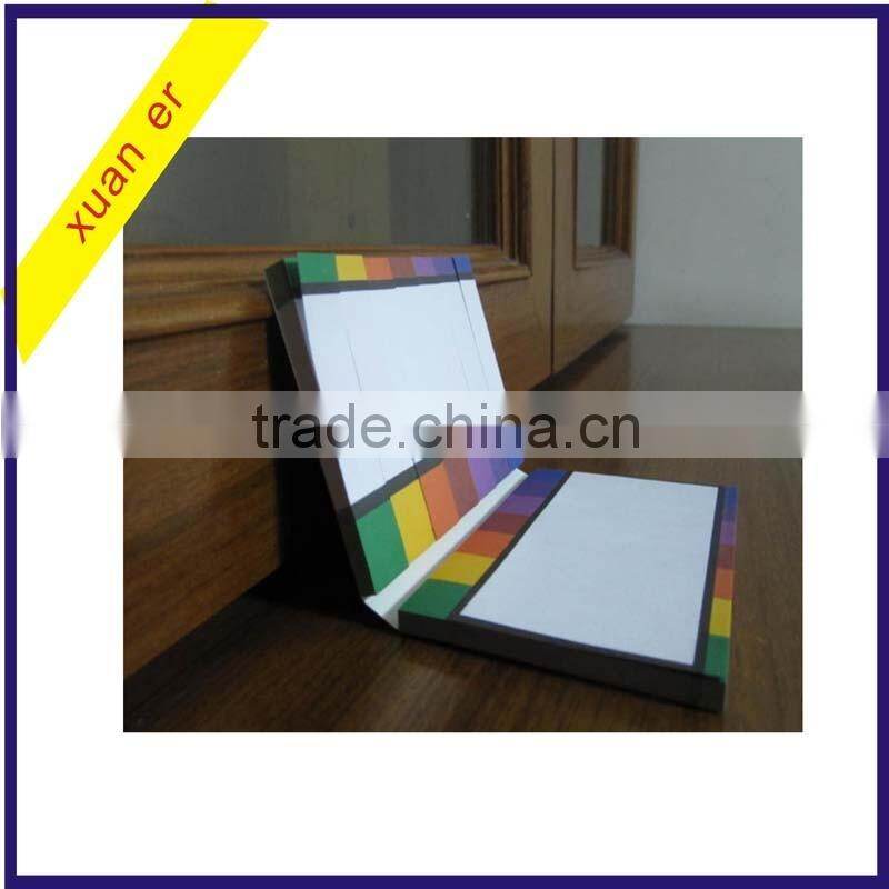 Wholesale high quality cheap custom shaped memo pad, adhesive paper sticky note
