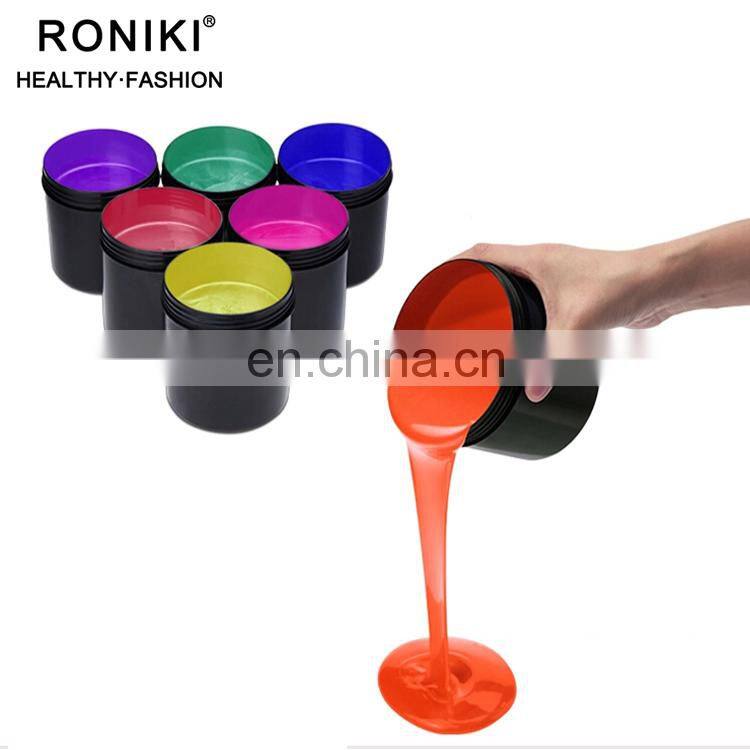 RONIKI Latest Fashion Color Fashion Nail Factory Raw Material Uv Gel 1 Kg
