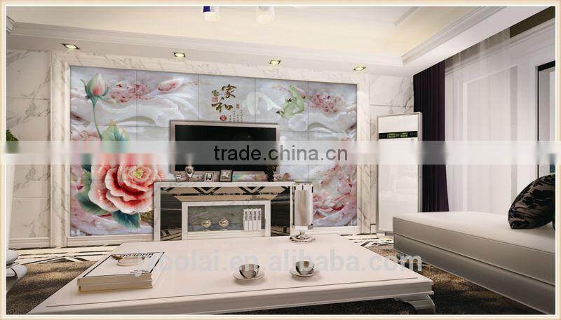 single faucet Glass Mosaic Tiles Wall Tiles Green for Living Room TV Backsplash Wall Art Decor 600*600mm