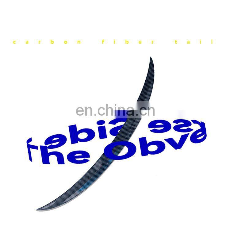 2015-2018 for Mercedes-Benz C-Class W205 4-Door Sedan PSM Style Dry Carbon Fiber Rear Spoiler