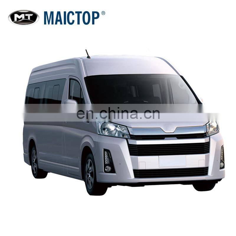 MAICTOP car accessories rear liscence platetrim moulding chromed for haice 2019 japanese car