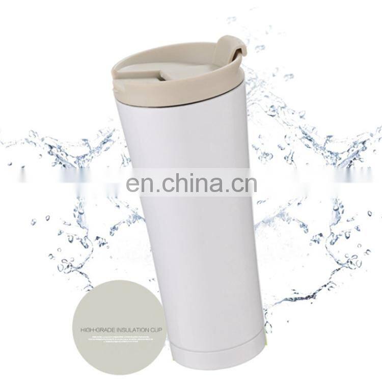 Custom Print Logo Stainless Steel Eco Reusable Take away Coffee Cups