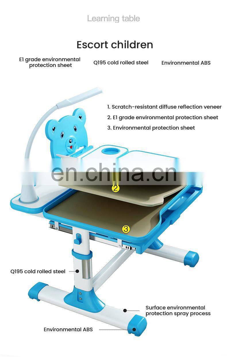 2021 study table for kids adjustable height smart study table height adjustable desk children sitting posture correction