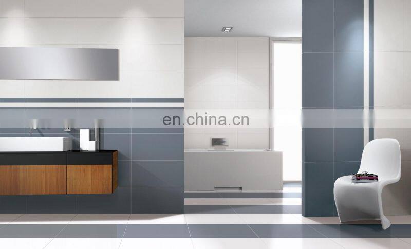 Discontinued Pure Color Light Grey and White Tile Ceramic Kitchen Bathroom Wall Tile 300x600