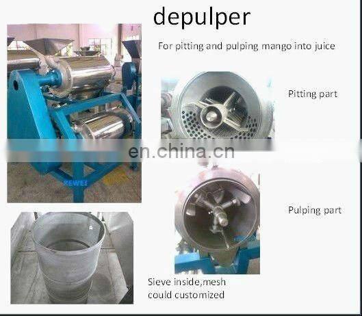high efficiency stainless steel mango juice making machine