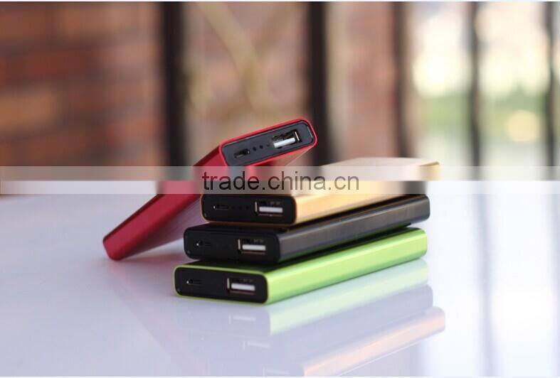 2015 cheapest colorful ABS power bank sloar 5200mah for iphone