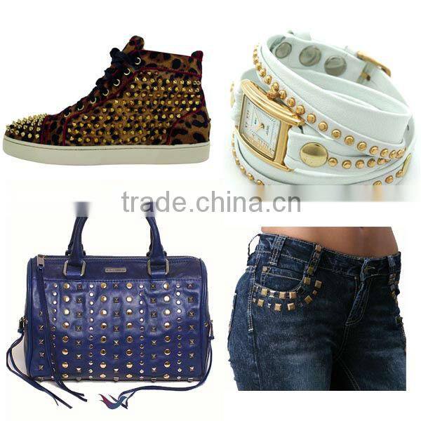 decorative skull pattern metal studs for clothing