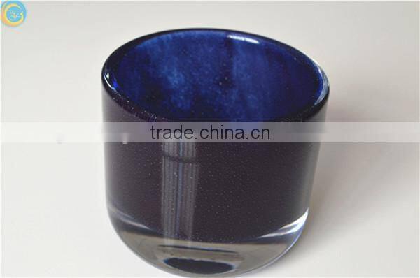 dark blue glass coffee cup for bar or home decoration etc.