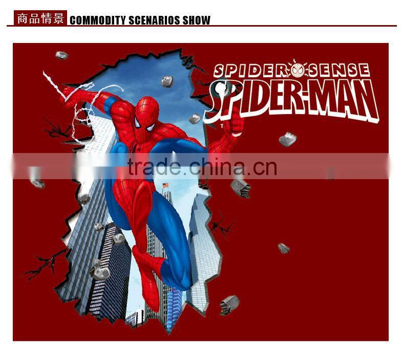 3D spider man wall sticker
