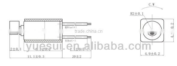 4mm electric toy motors, linear vibration motor