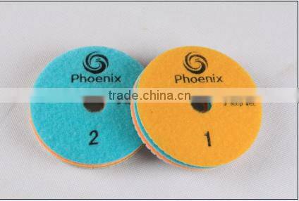 3 step polishing pad