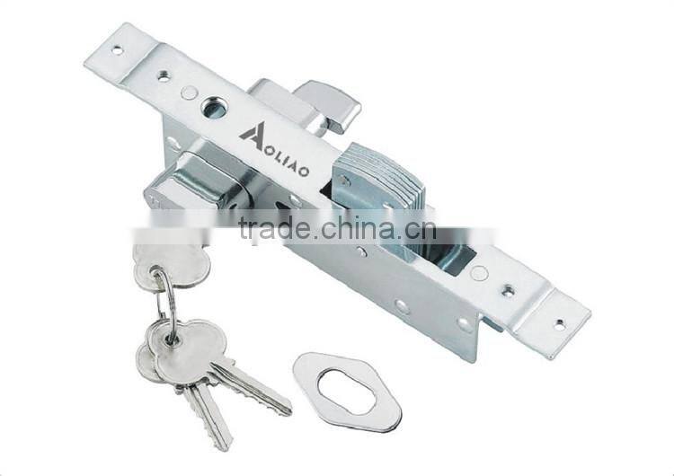 High quality zinc alloy or stainless steel material sliding door lock for wooden door